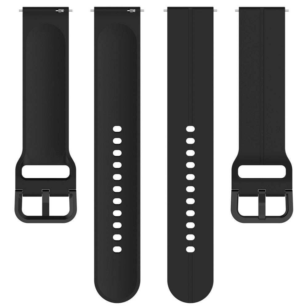 Very Elegant Smartwatch Silicone Universel Strap - Black#serie_4