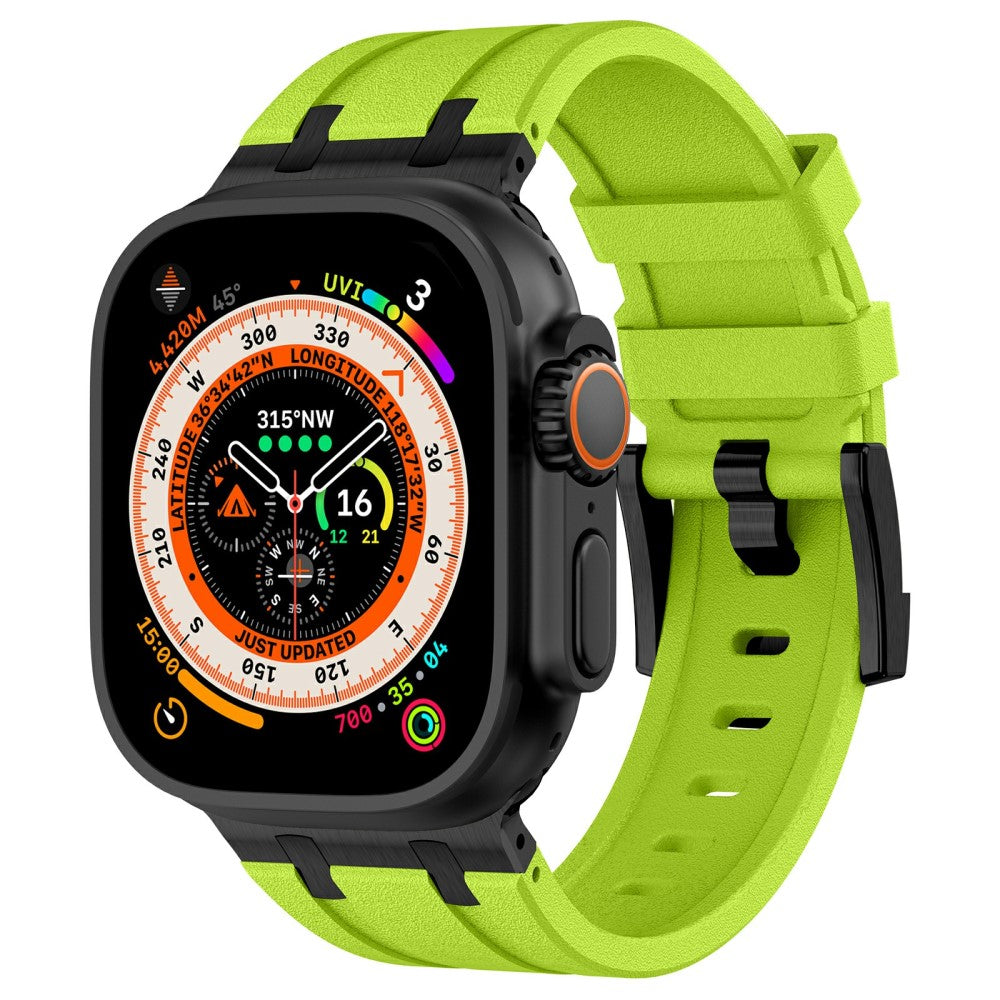 Absolutely Neat Apple Smartwatch Silicone Universel Strap - Green#serie_3