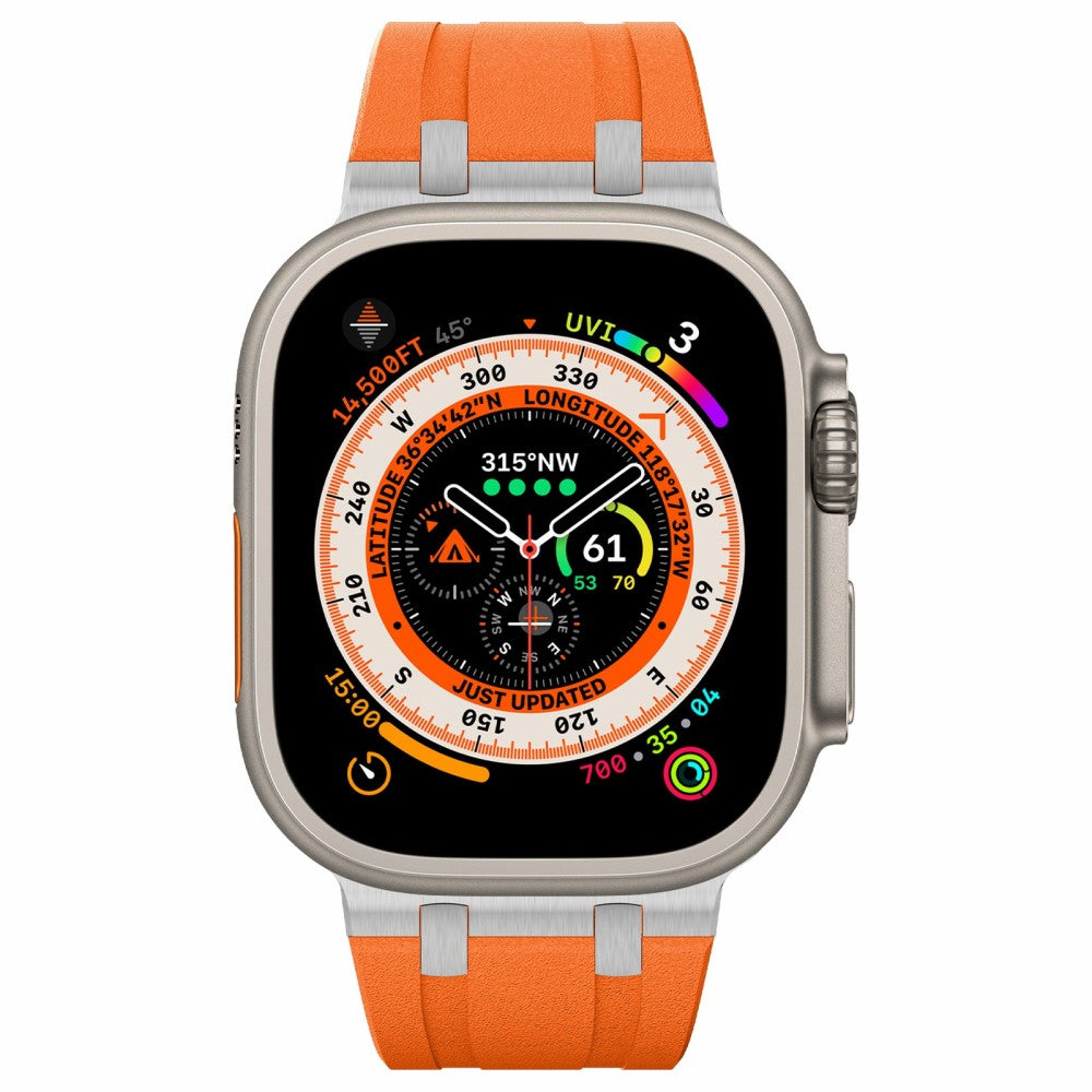 Absolutely Neat Apple Smartwatch Silicone Universel Strap - Orange#serie_9