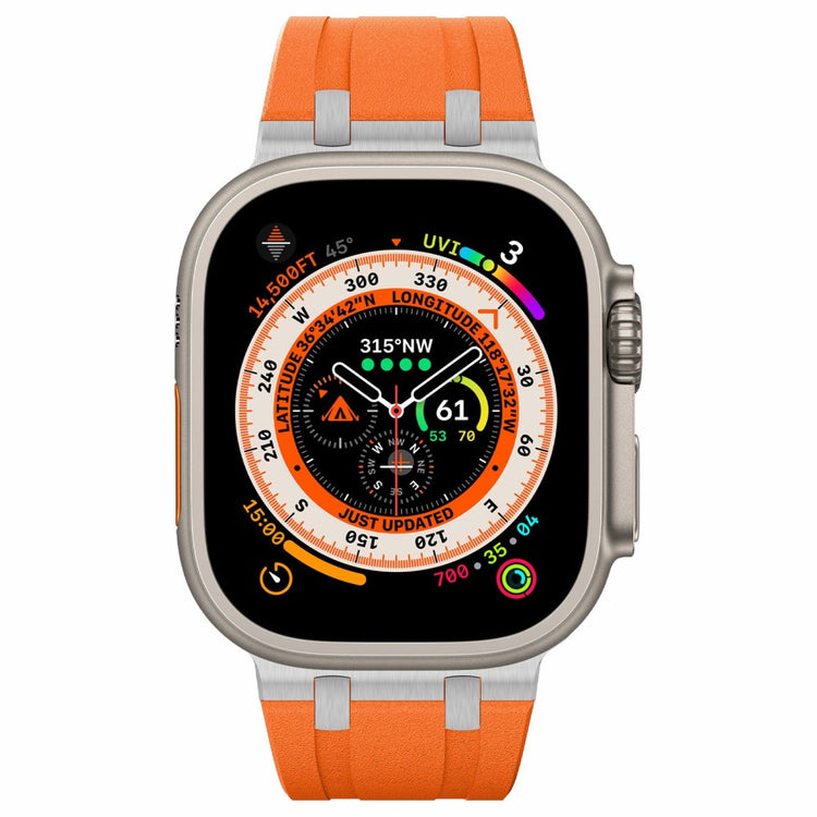 Absolutely Neat Apple Smartwatch Silicone Universel Strap - Orange#serie_9