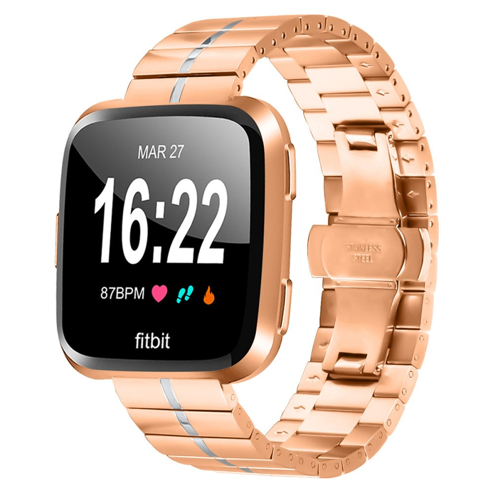 Mega Good Fitbit Smartwatch Metal Universel Strap - Pink#serie_4