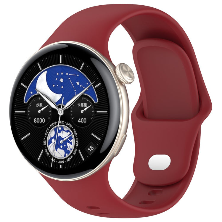 Vivo Watch 3 / Vivo iQOO Watch Silicone Universel Strap - Red#serie_3