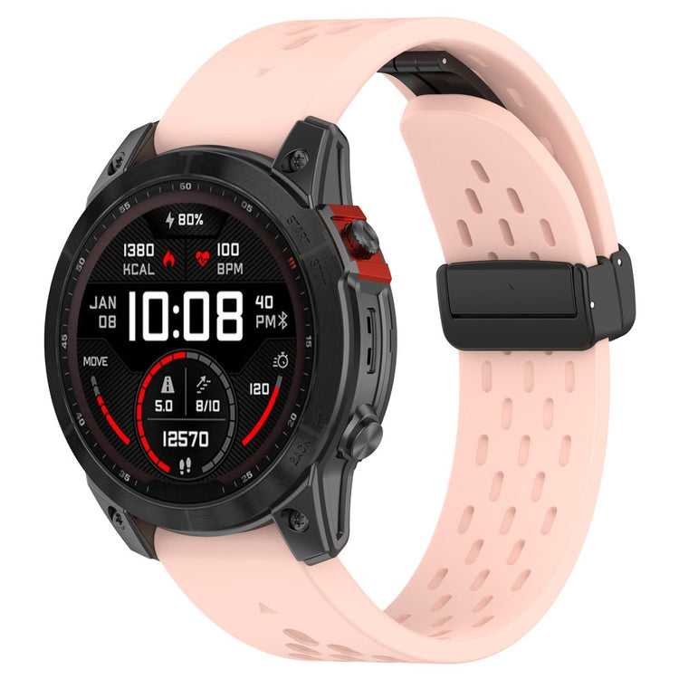 Very Nice Garmin Smartwatch Silicone Universel Strap - Pink#serie_5