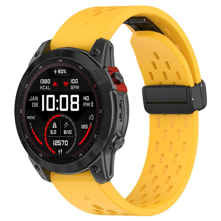 Really Beautiful Garmin Smartwatch Silicone Universel Strap - Yellow#serie_4