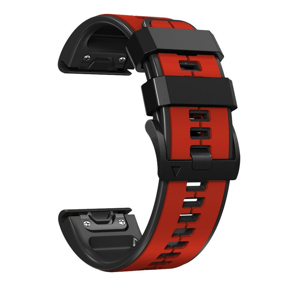 Very Stylish Garmin Smartwatch Silicone Universel Strap - Red#serie_4