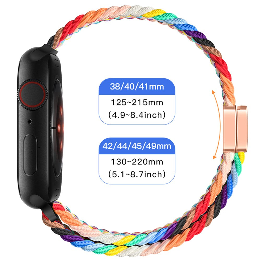 Super Fantastic Apple Smartwatch Nylon Universel Strap - Multicolor#serie_14