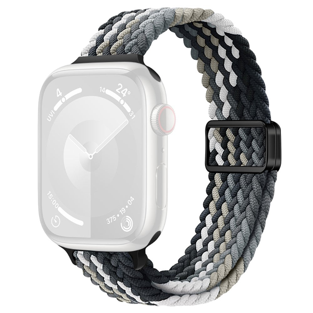 Incredibly Pleasant Apple Smartwatch Nylon Universel Strap - Silver#serie_10