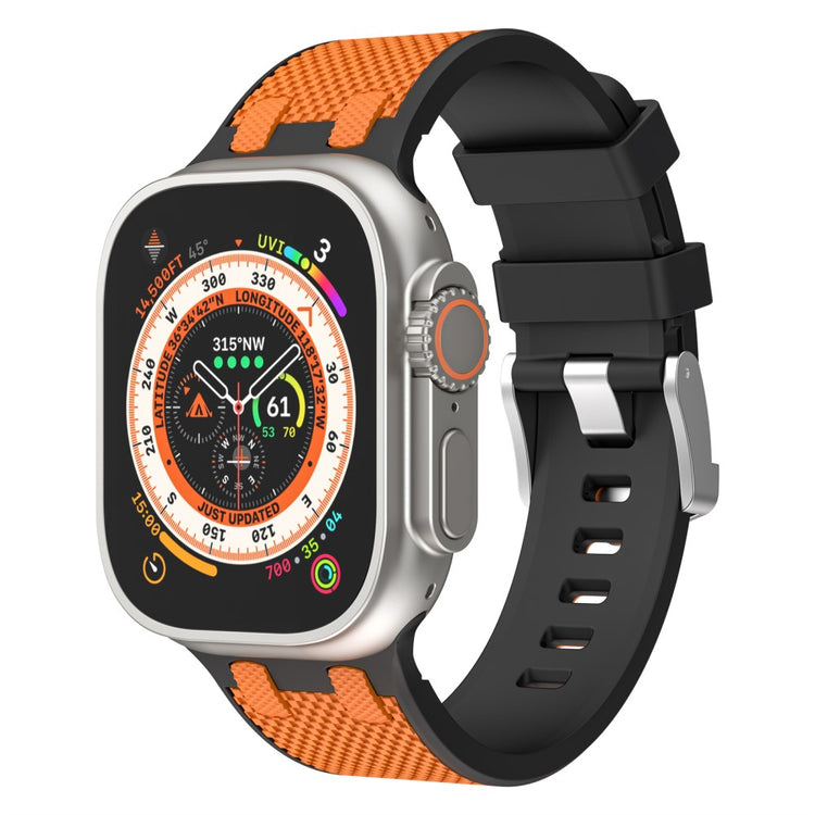 Mega Cool Apple Smartwatch Silicone Universel Strap - Orange#serie_3