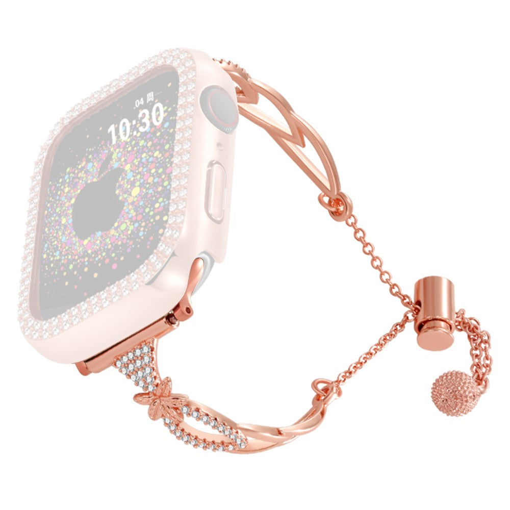 Super Agreeable Apple Smartwatch Rhinestone Universel Strap - Pink#serie_3