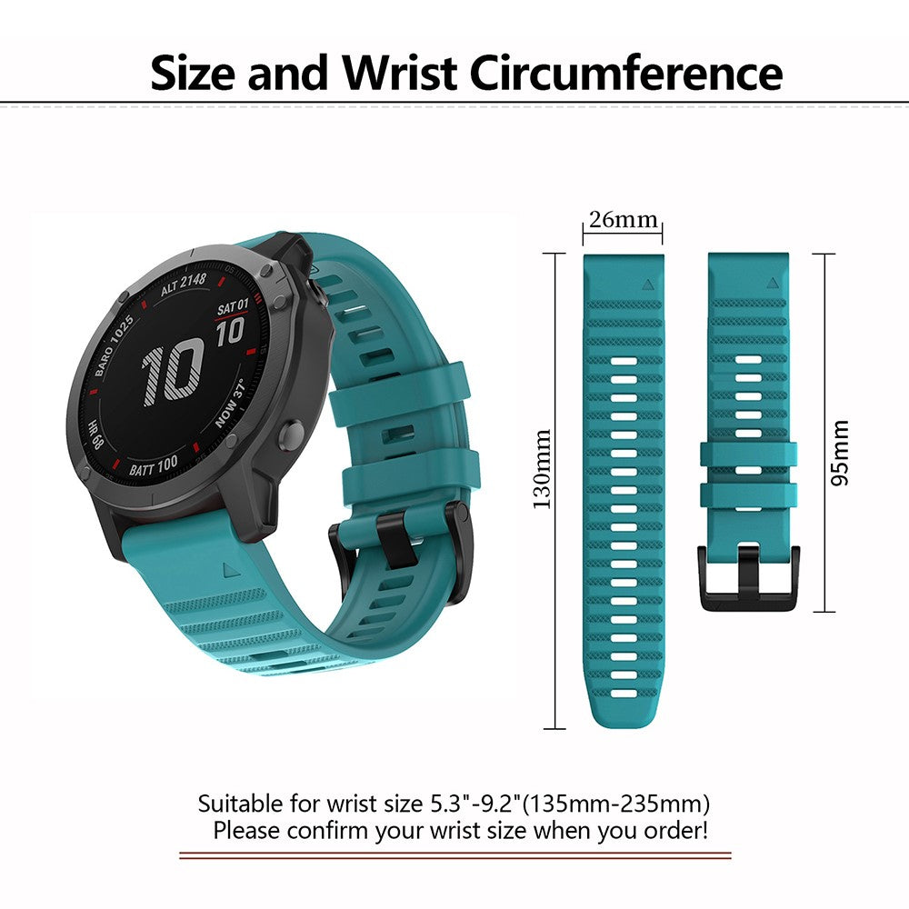 Really Beautiful Garmin Smartwatch Silicone Universel Strap - Purple#serie_15