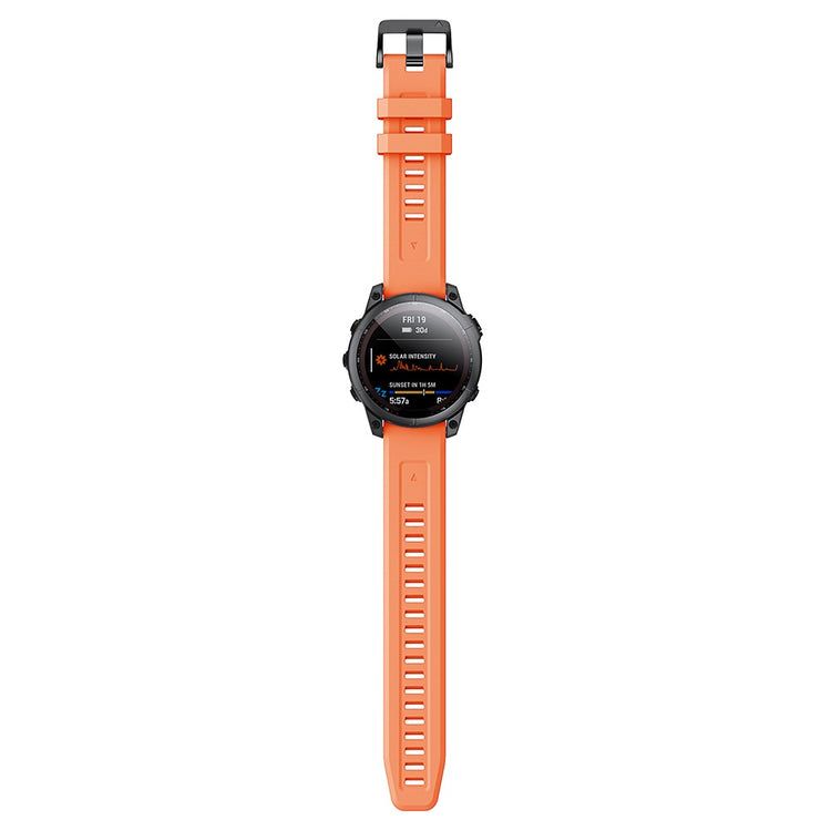 Mega Agreeable Garmin Smartwatch Silicone Universel Strap - Orange#serie_4