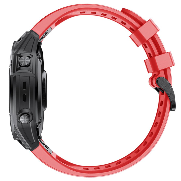 Mega Agreeable Garmin Smartwatch Silicone Universel Strap - Red#serie_5