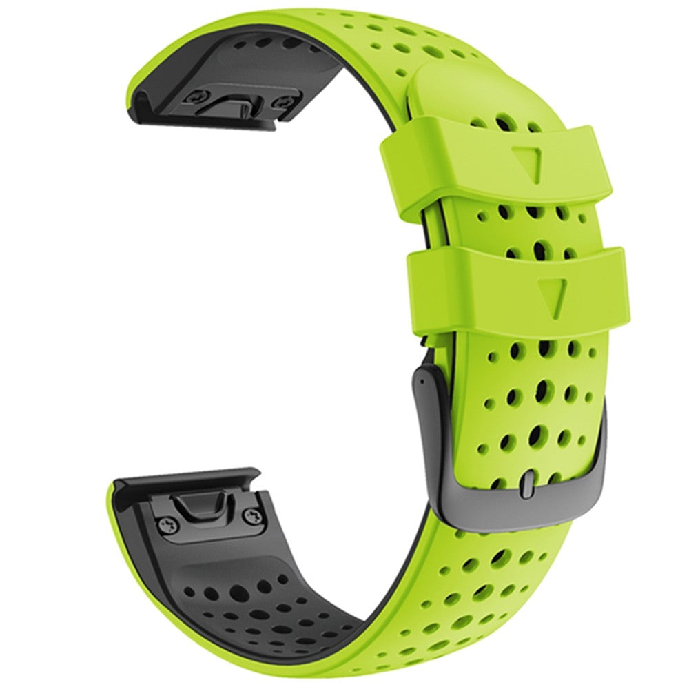 Super Stylish Garmin Smartwatch Silicone Universel Strap - Green#serie_7