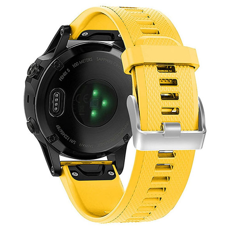 Absolutely Cool Garmin Smartwatch Silicone Universel Strap - Yellow#serie_7