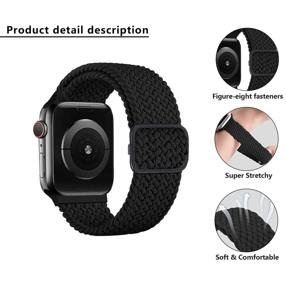 Mega Delightful Apple Smartwatch Nylon Universel Strap - Multicolor#serie_10