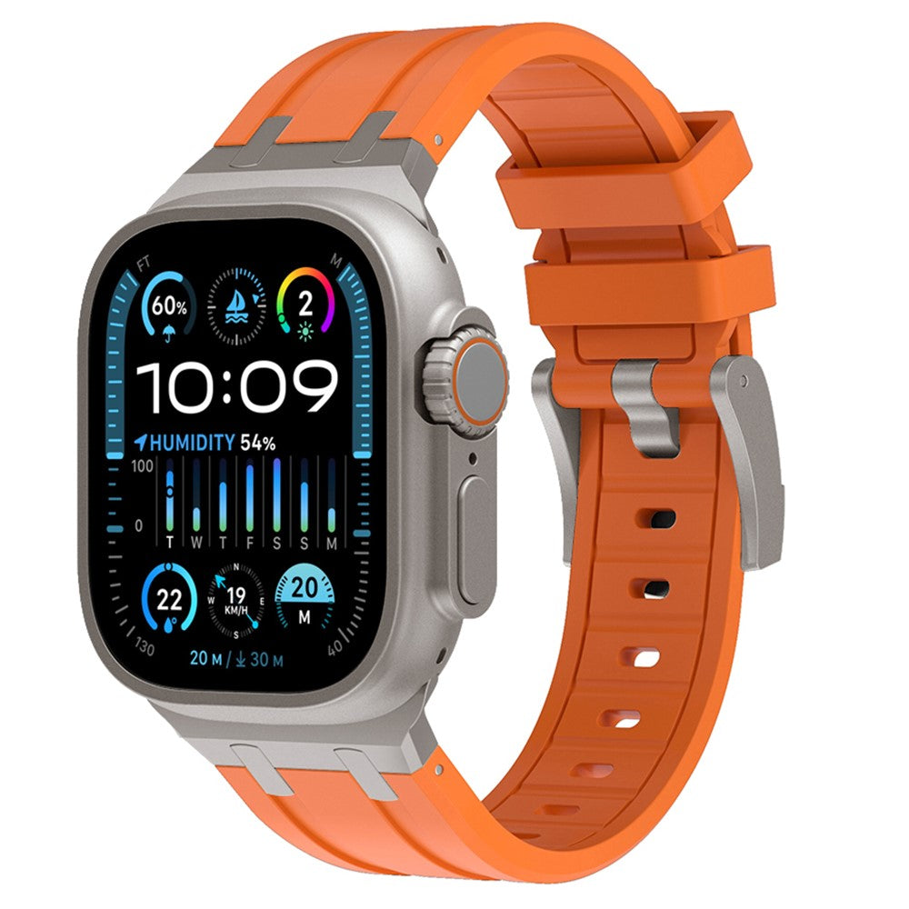 Lovely Apple Smartwatch Silicone Universel Strap - Orange#serie_1