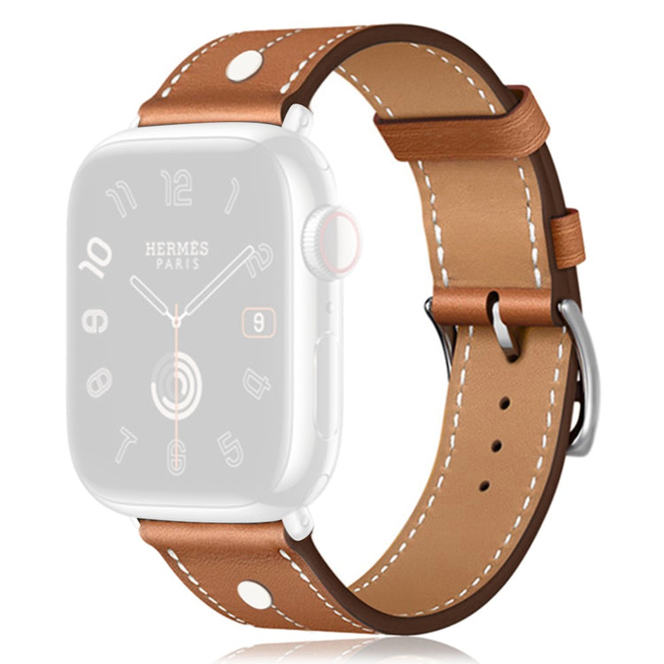 Classic Apple Smartwatch Genuine Leather Universel Strap - Brown#serie_1