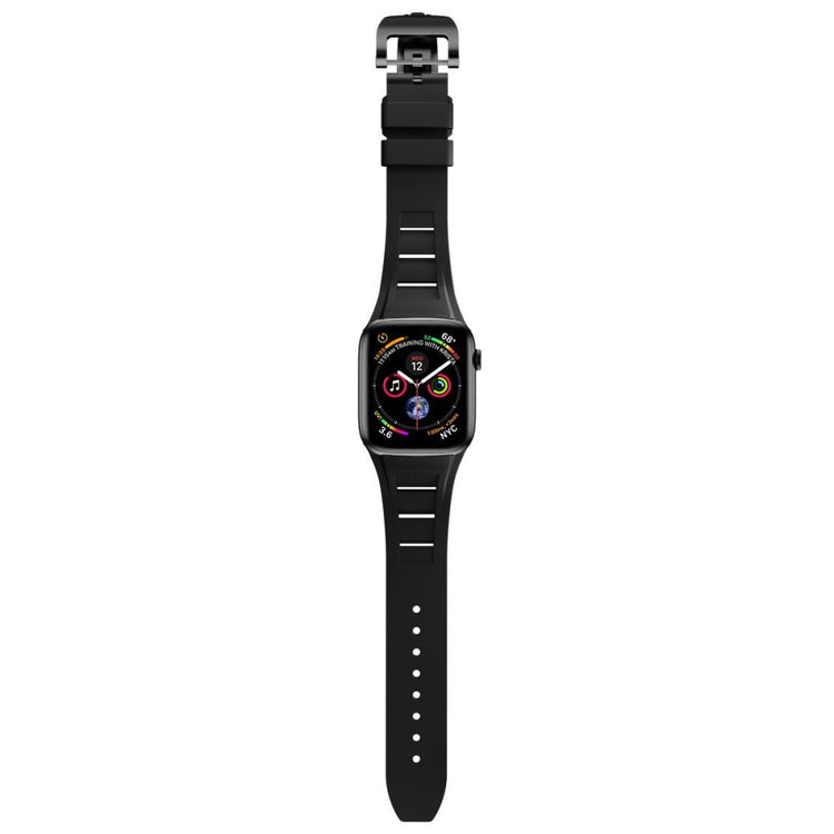 Remarkably Tough Apple Smartwatch Silicone Universel Strap - Black#serie_7