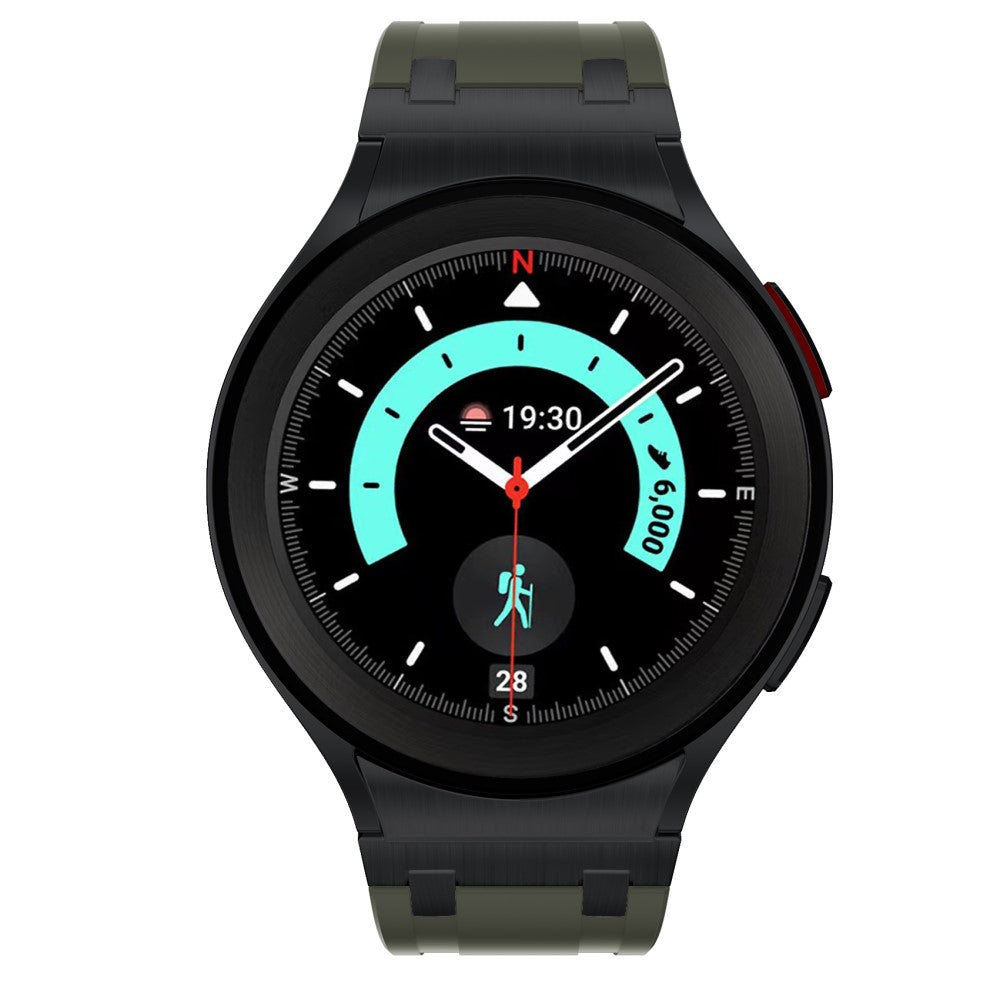 Samsung Galaxy Watch 5 (40mm) / Samsung Galaxy Watch 6 Classic (43mm) Silicone Universel Strap - Green#serie_4