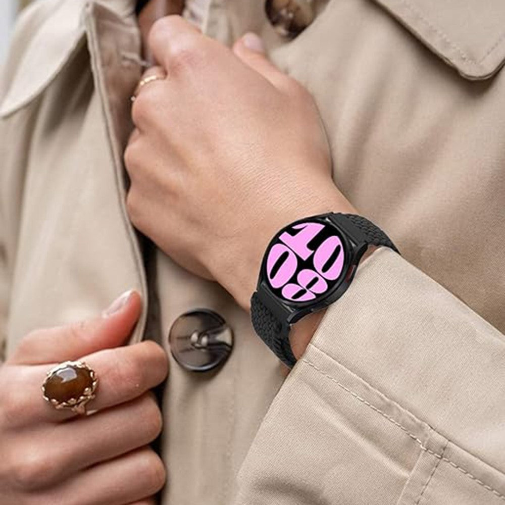 Super Stylish Smartwatch Nylon Universel Strap - Pink#serie_4