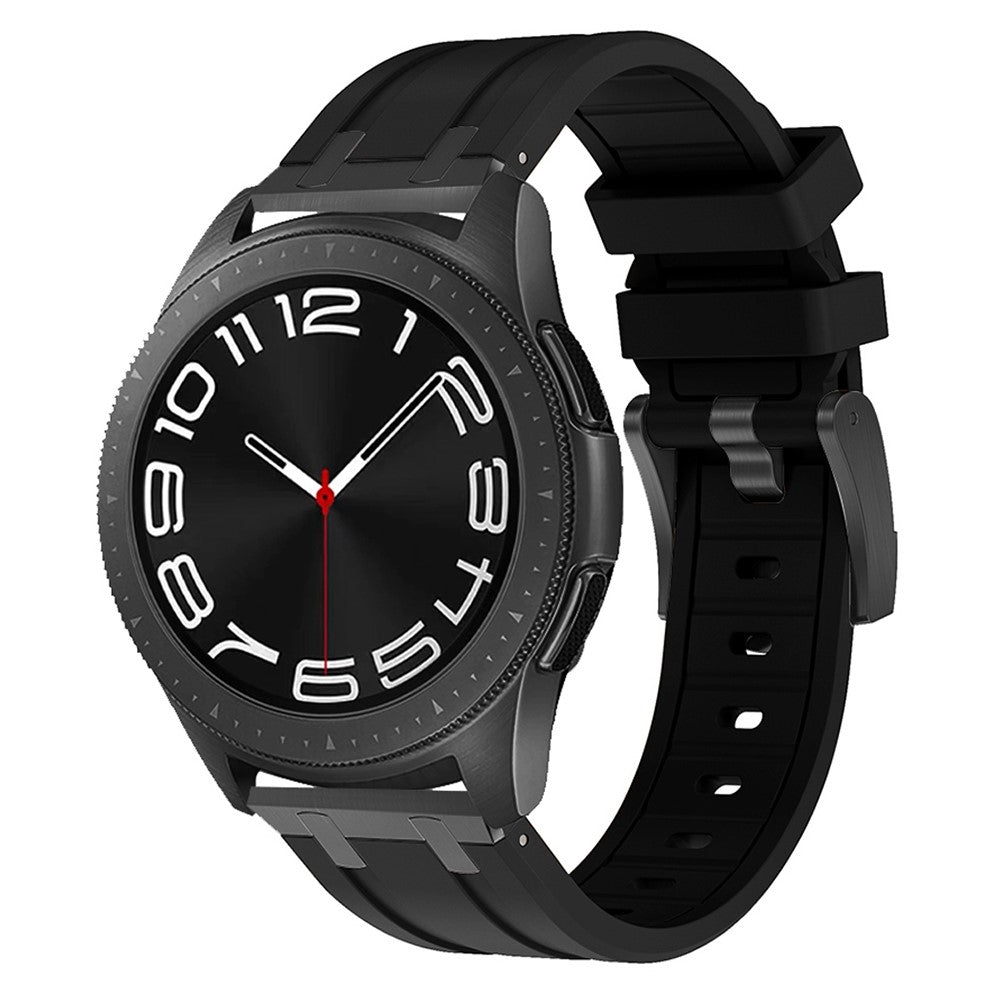 Really Beautiful Smartwatch Silicone Universel Strap - Black#serie_1