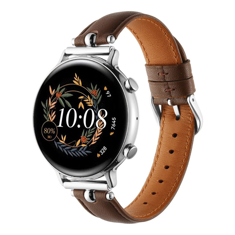 Samsung Galaxy Watch 5 Pro / Samsung Galaxy Watch 6 Classic (47mm) Genuine Leather Universel Strap - Brown#serie_9