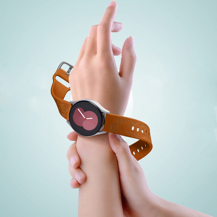 Mega Sweet Smartwatch Silicone Universel Strap - Brown#serie_9