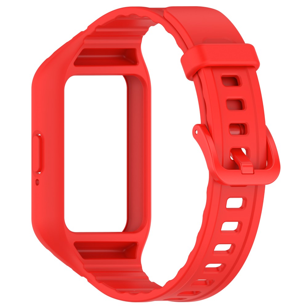 Super Nice Samsung Galaxy Fit 3 Silicone Strap - Red#serie_6