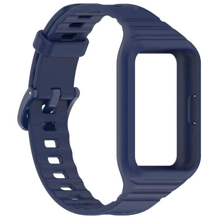 Super Nice Samsung Galaxy Fit 3 Silicone Strap - Blue#serie_11