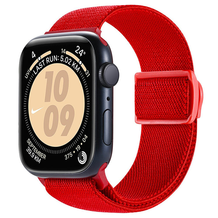 Super Stylish Apple Smartwatch Nylon Universel Strap - Red#serie_9