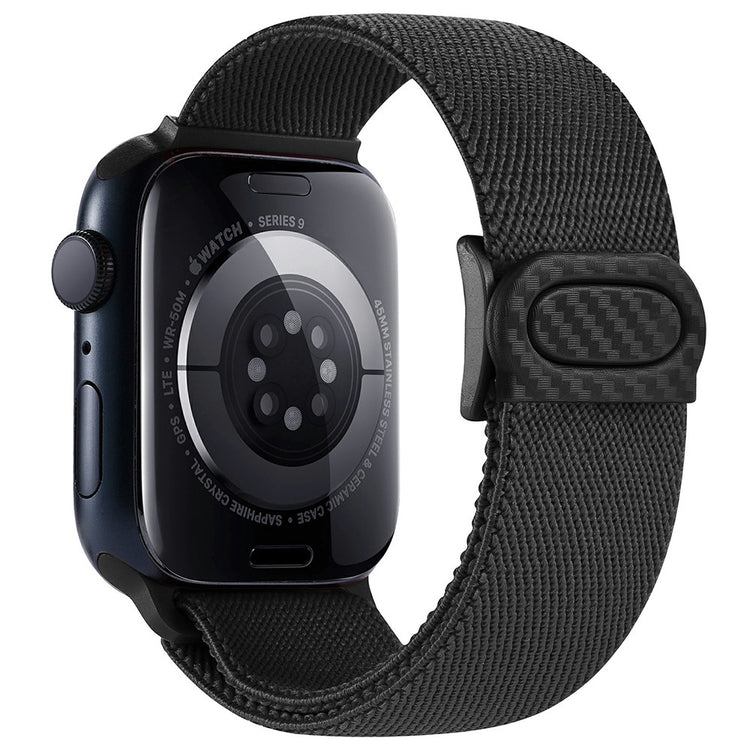 Remarkably Pleasant Apple Smartwatch Nylon Universel Strap - Black#serie_8