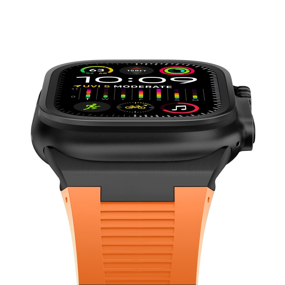 Super Cool Apple Smartwatch Silicone Universel Strap - Orange#serie_1