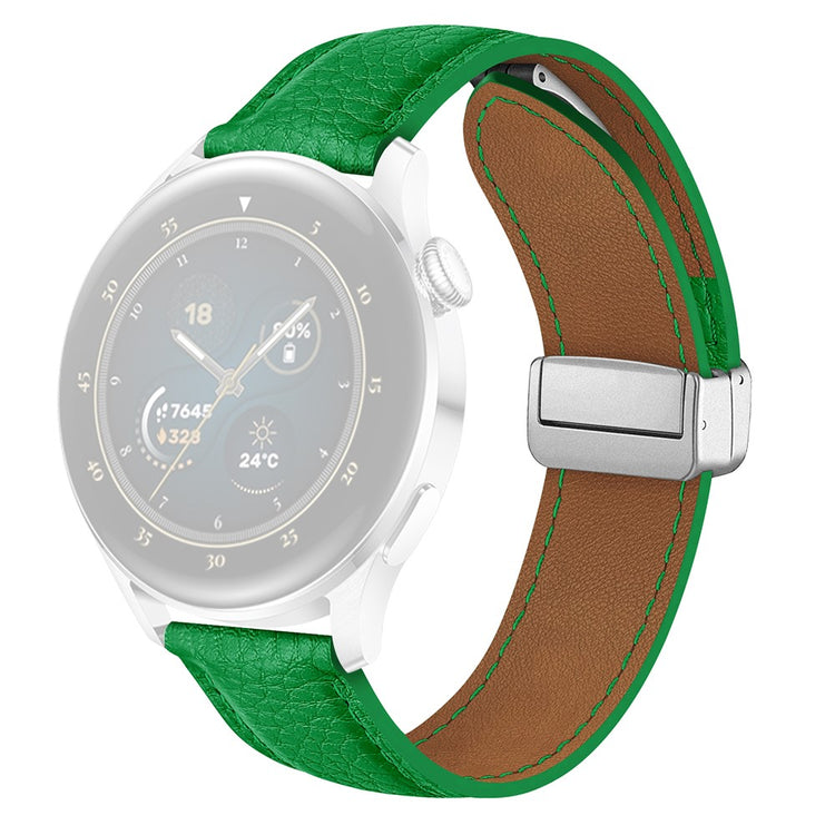 Mega Neat Smartwatch Pu Leather Universel Strap - Green#serie_3