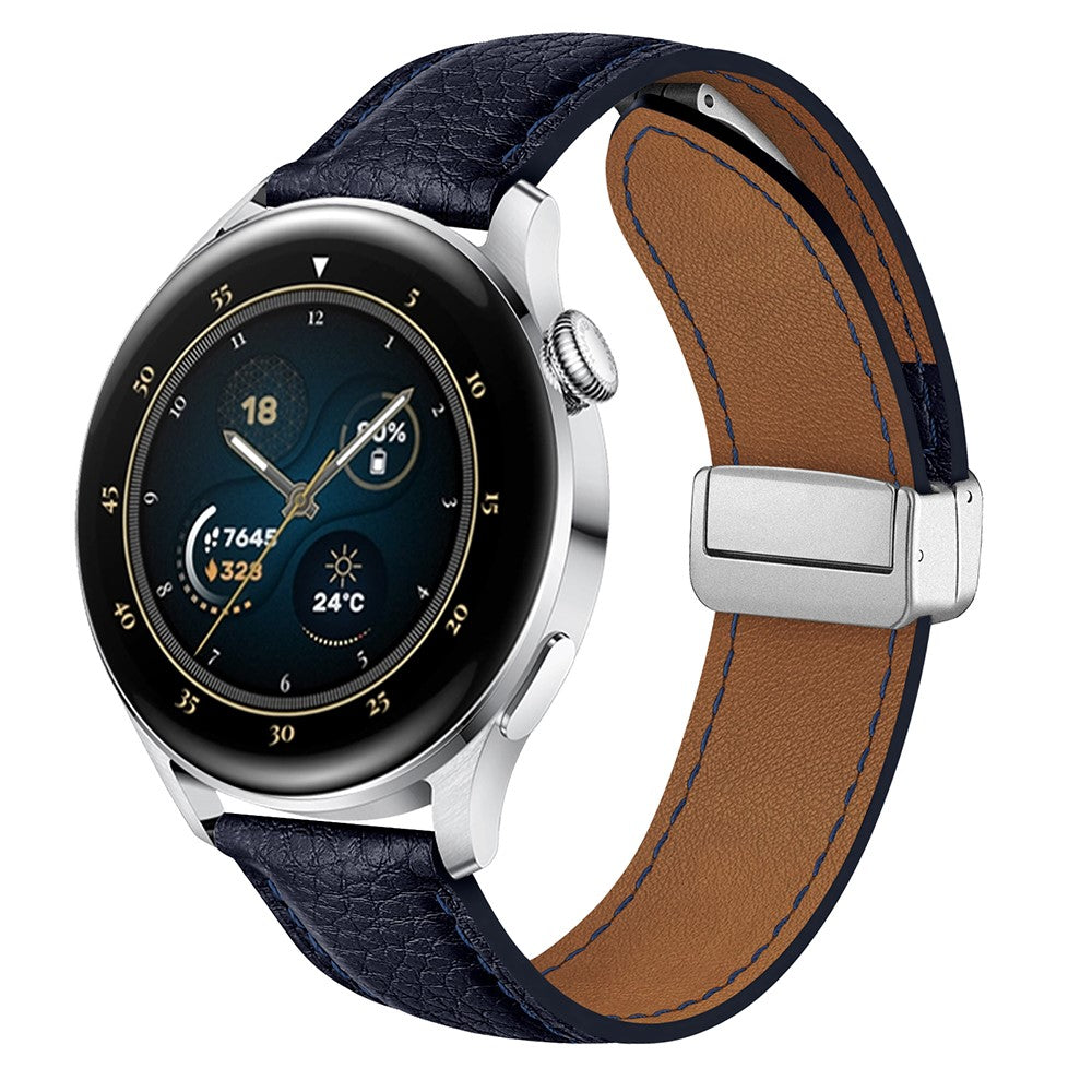 Incredibly Pleasant Smartwatch Pu Leather Universel Strap - Blue#serie_6