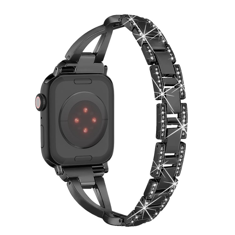 Super Reliable Apple Smartwatch Rhinestone Universel Strap - Black#serie_1