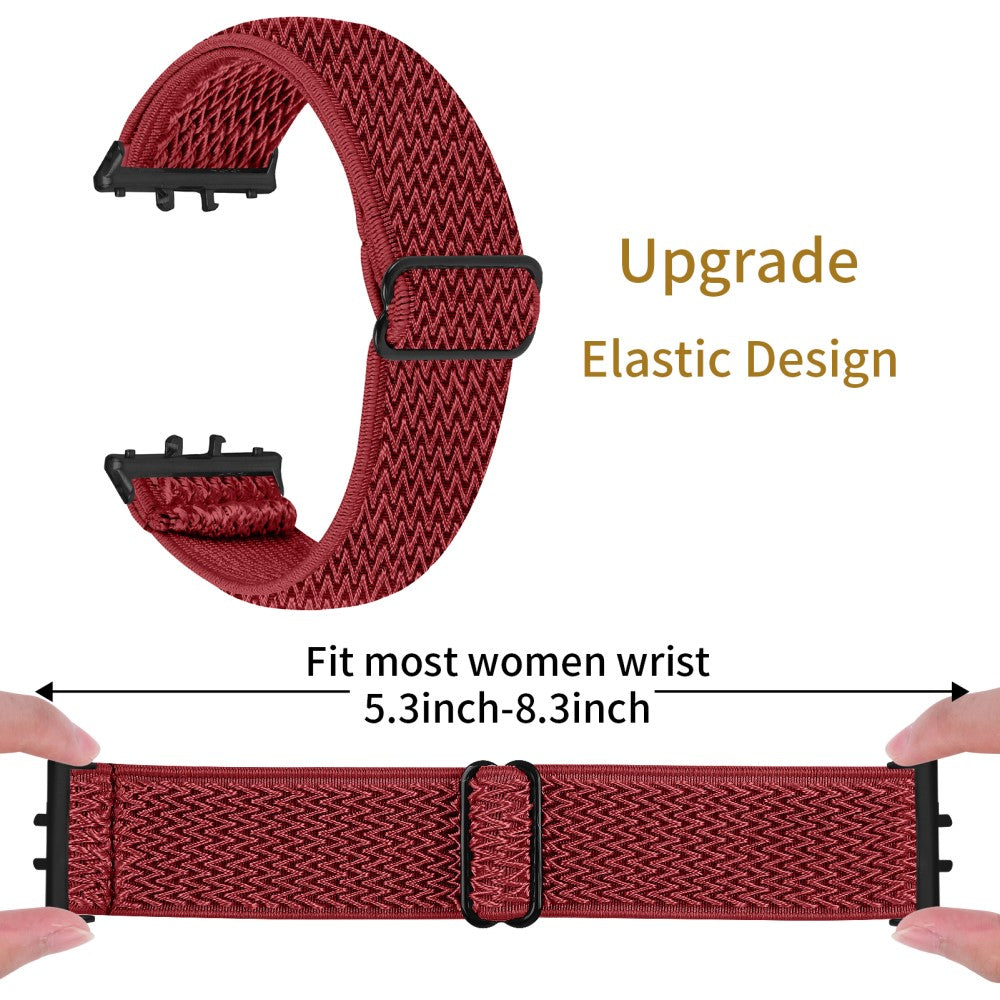 Super Pleasant Samsung Galaxy Fit 3 Nylon Strap - Red#serie_11