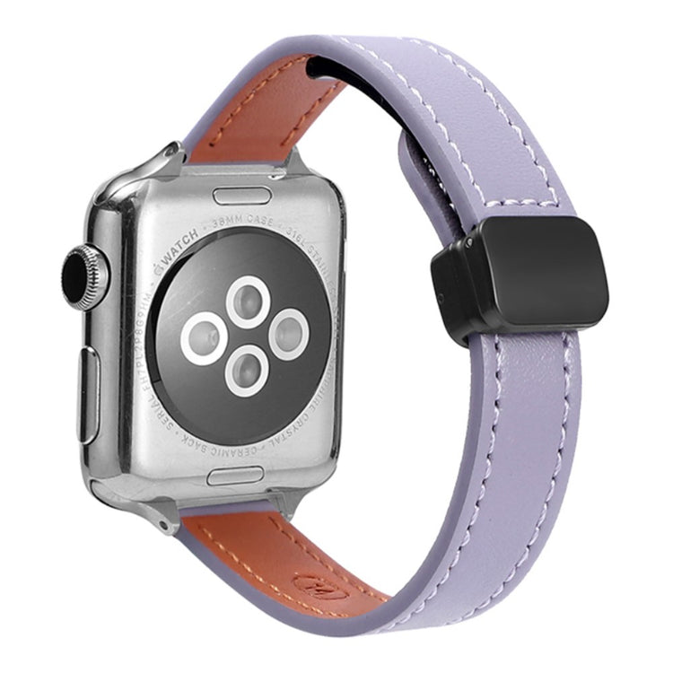 Classic Apple Smartwatch Pu Leather Universel Strap - Purple#serie_1