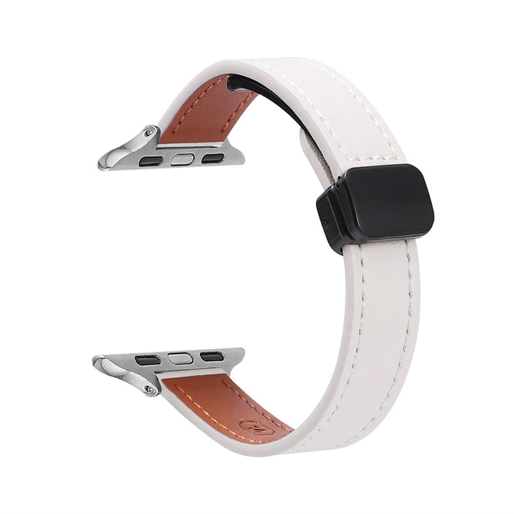 Super Neat Apple Smartwatch Pu Leather Universel Strap - White#serie_6