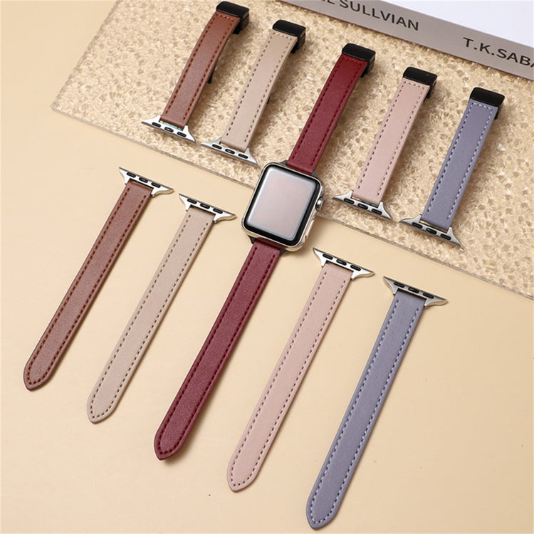 Strong Apple Smartwatch Pu Leather Universel Strap - White#serie_13