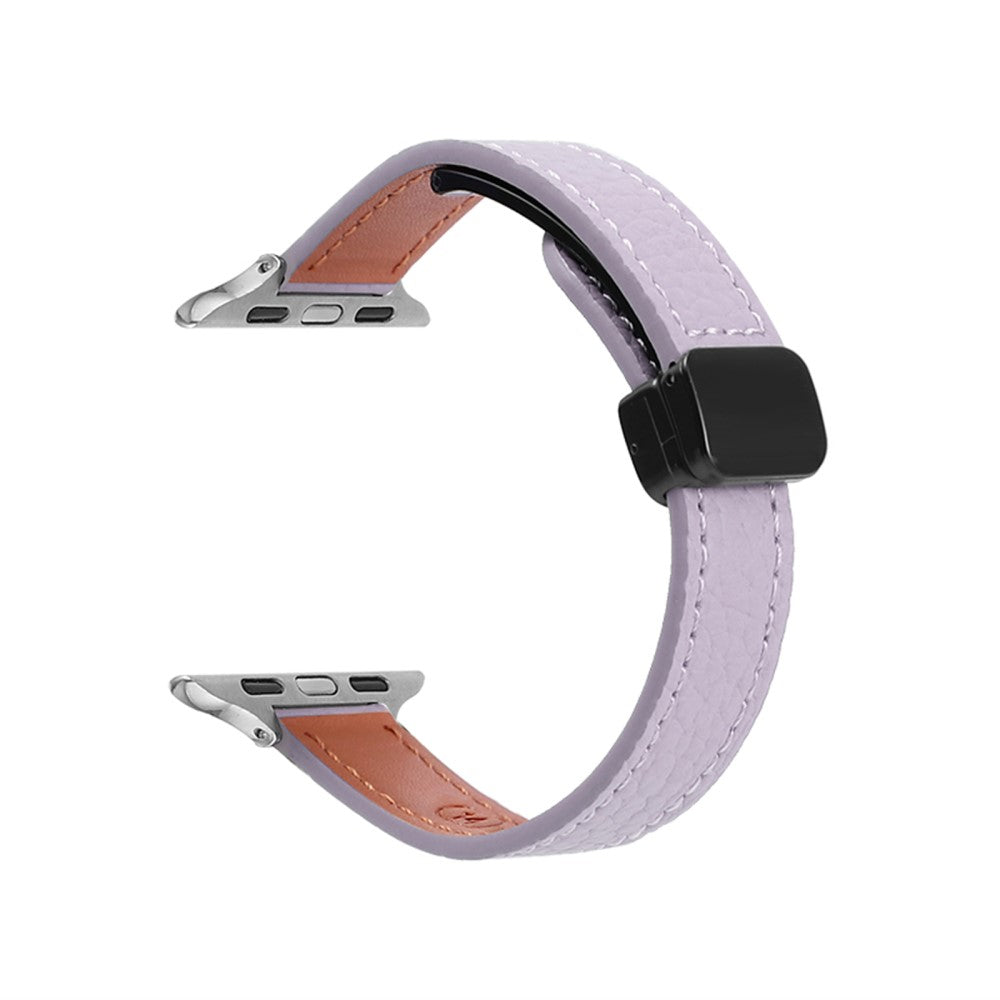 Mega Delightful Apple Smartwatch Pu Leather Universel Strap - Purple#serie_8