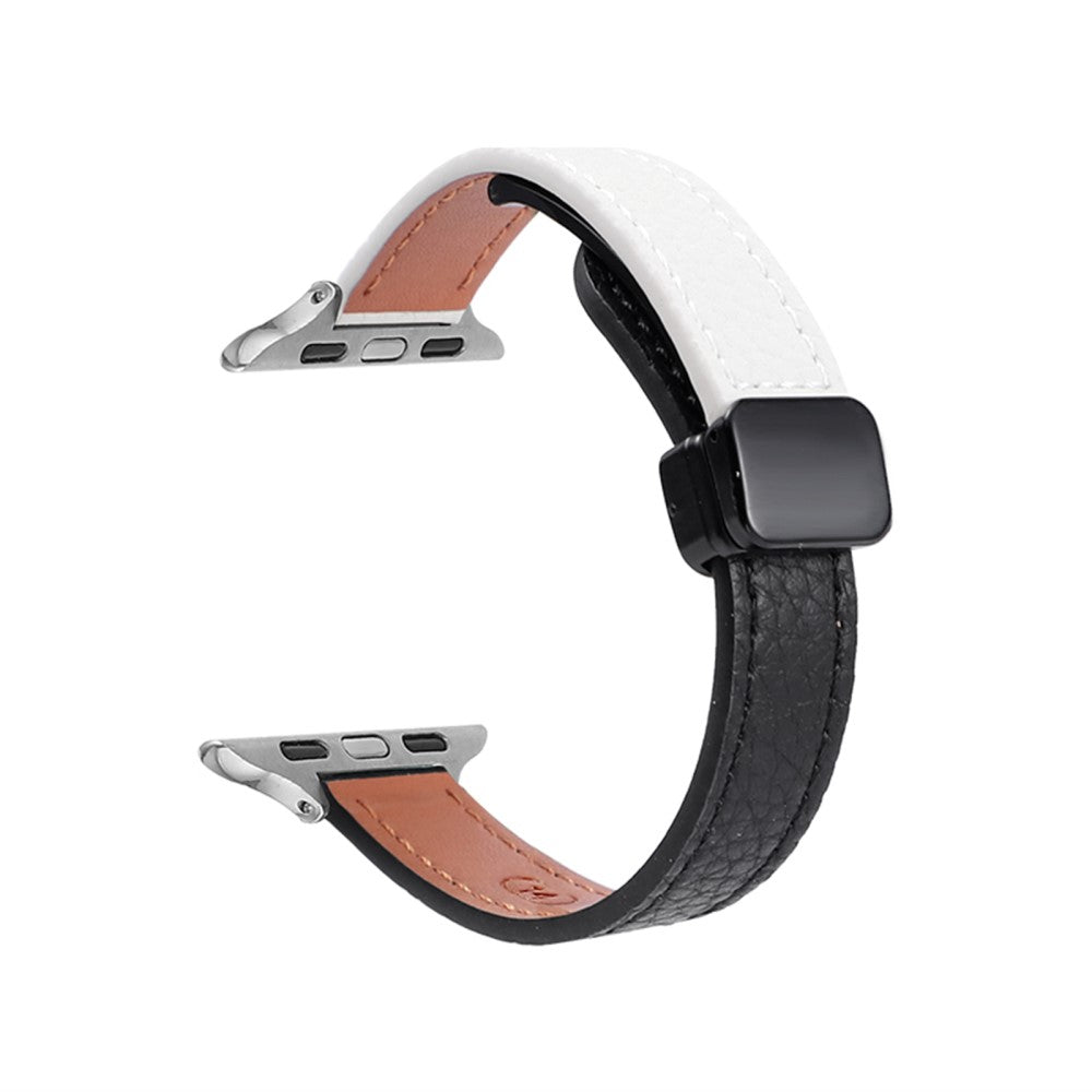 Mega Delightful Apple Smartwatch Pu Leather Universel Strap - White#serie_10