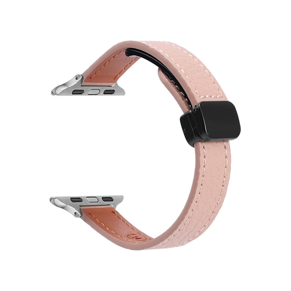 Super Fantastic Apple Smartwatch Pu Leather Universel Strap - Pink#serie_7