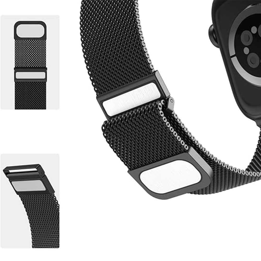 Fantastic Apple Smartwatch Metal Universel Strap - Black#serie_1