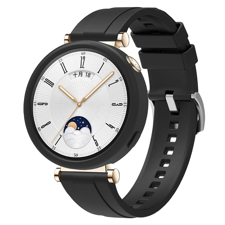 Absolutely Cool Huawei Watch GT 4 41mm Silicone Strap - Black#serie_1