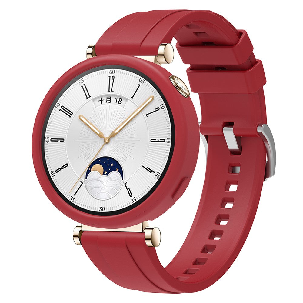 Absolutely Cool Huawei Watch GT 4 41mm Silicone Strap - Red#serie_5