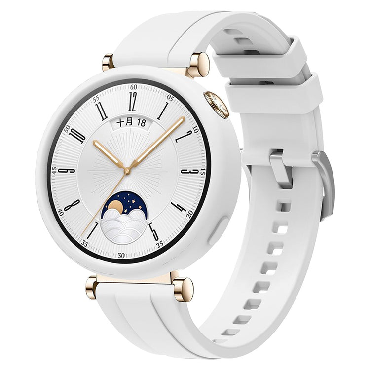 Absolutely Agreeable Huawei Watch GT 4 41mm Silicone Strap - White#serie_2