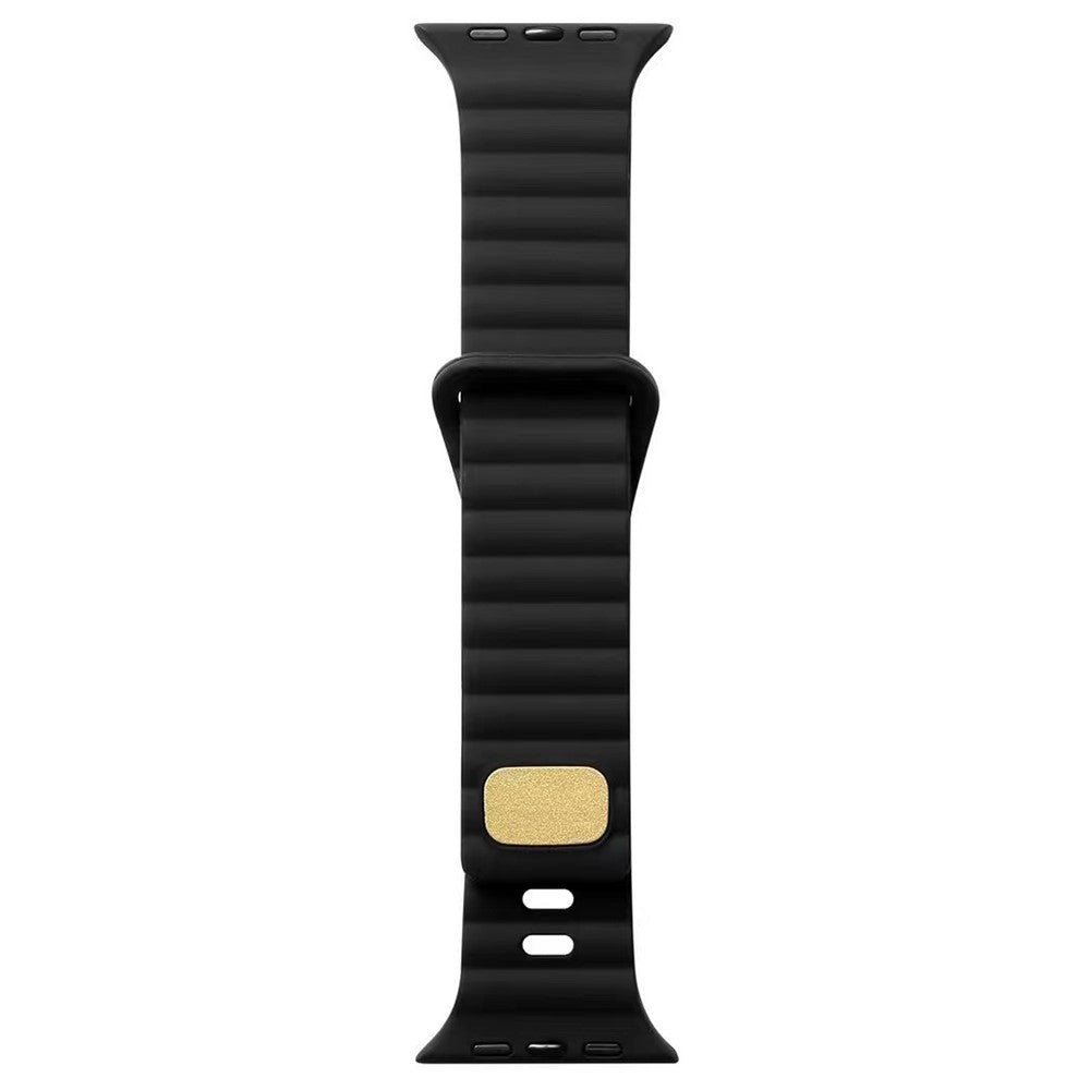 Remarkably Sweet Apple Smartwatch Silicone Universel Strap - Black#serie_2