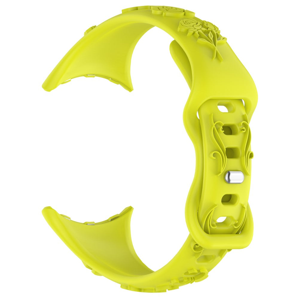 Google Pixel Watch / Google Pixel Watch 2 Silicone Universel Strap - Yellow#serie_5