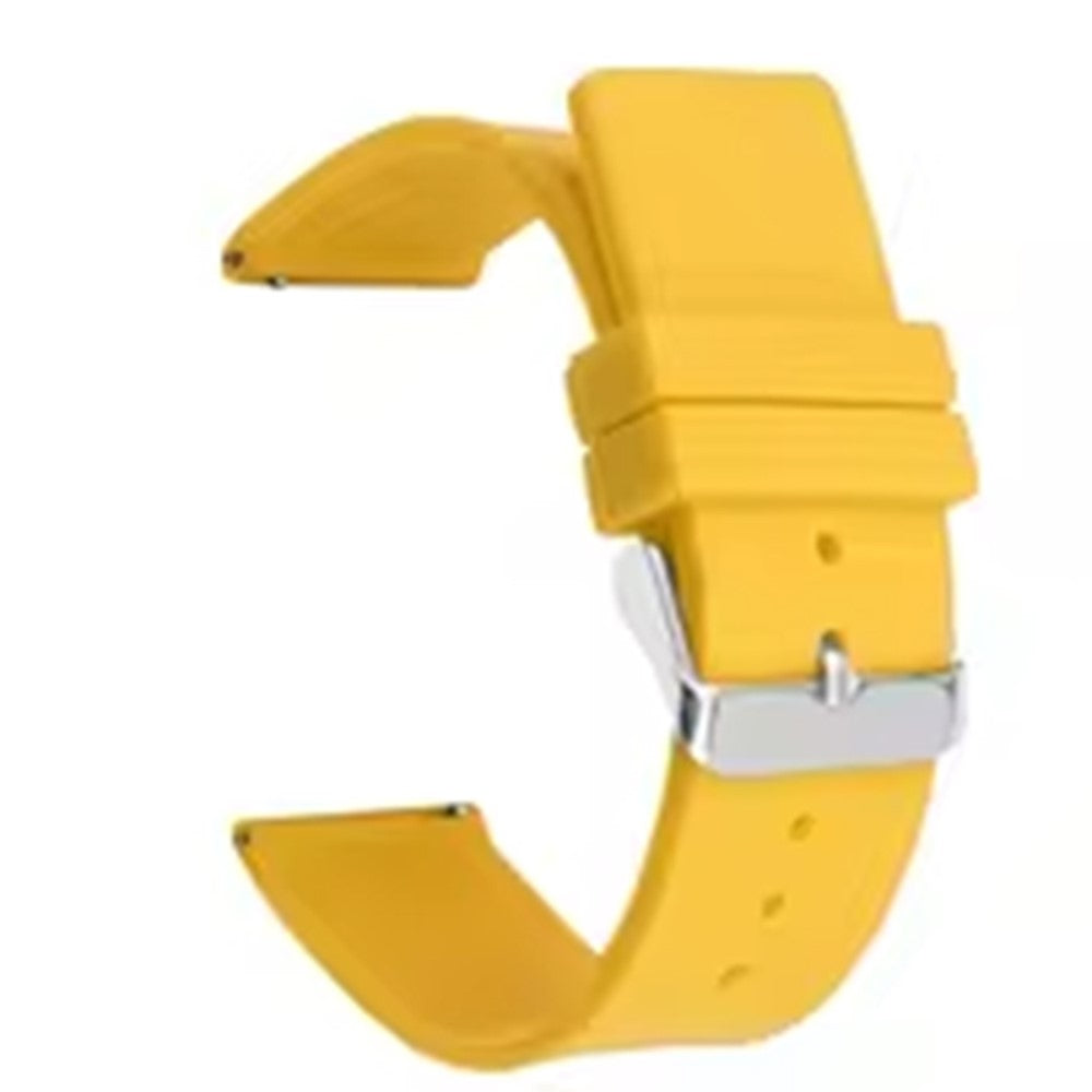 Remarkably Stylish 20mm Silicone Strap - Yellow#serie_5