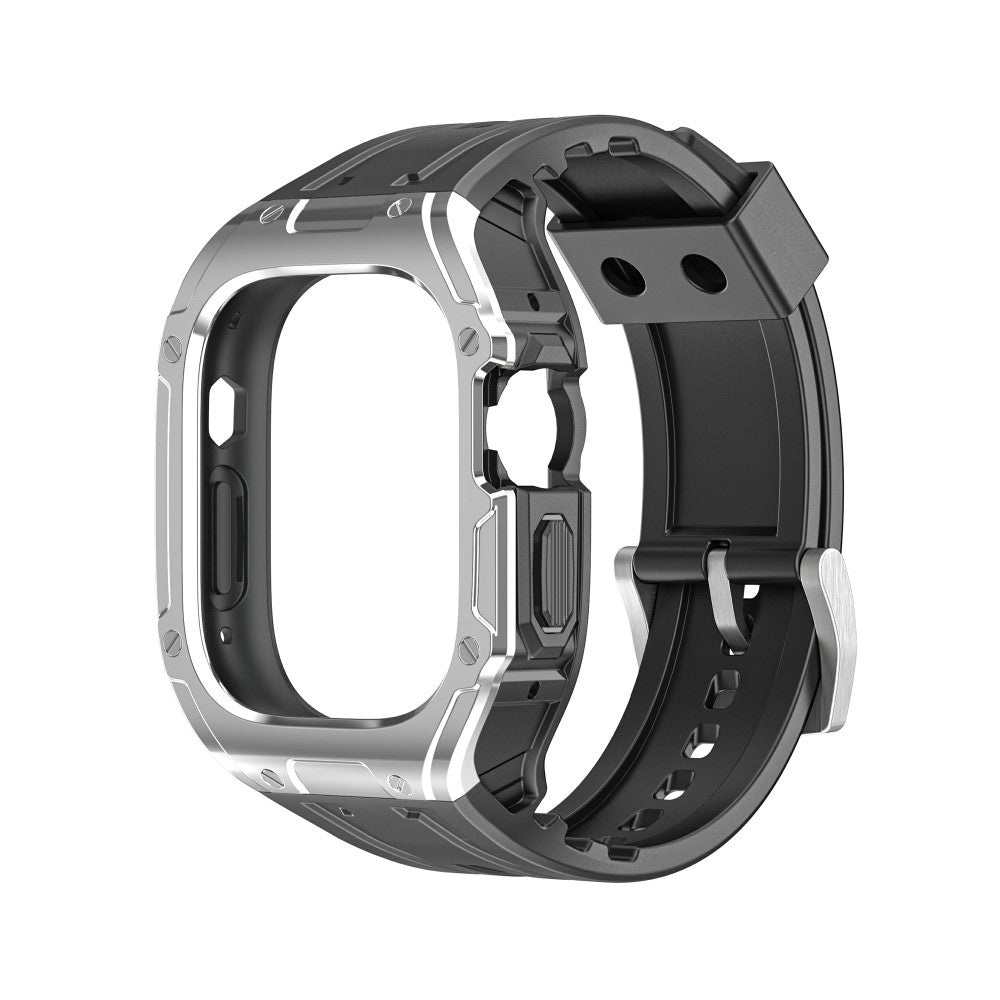 Apple Watch Ultra / Apple Watch Ultra 2 Silicone Universel Strap - Silver#serie_7